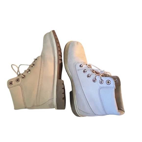 Timberland Women's Blush Leather Combat Boots - Picture 3 of 9